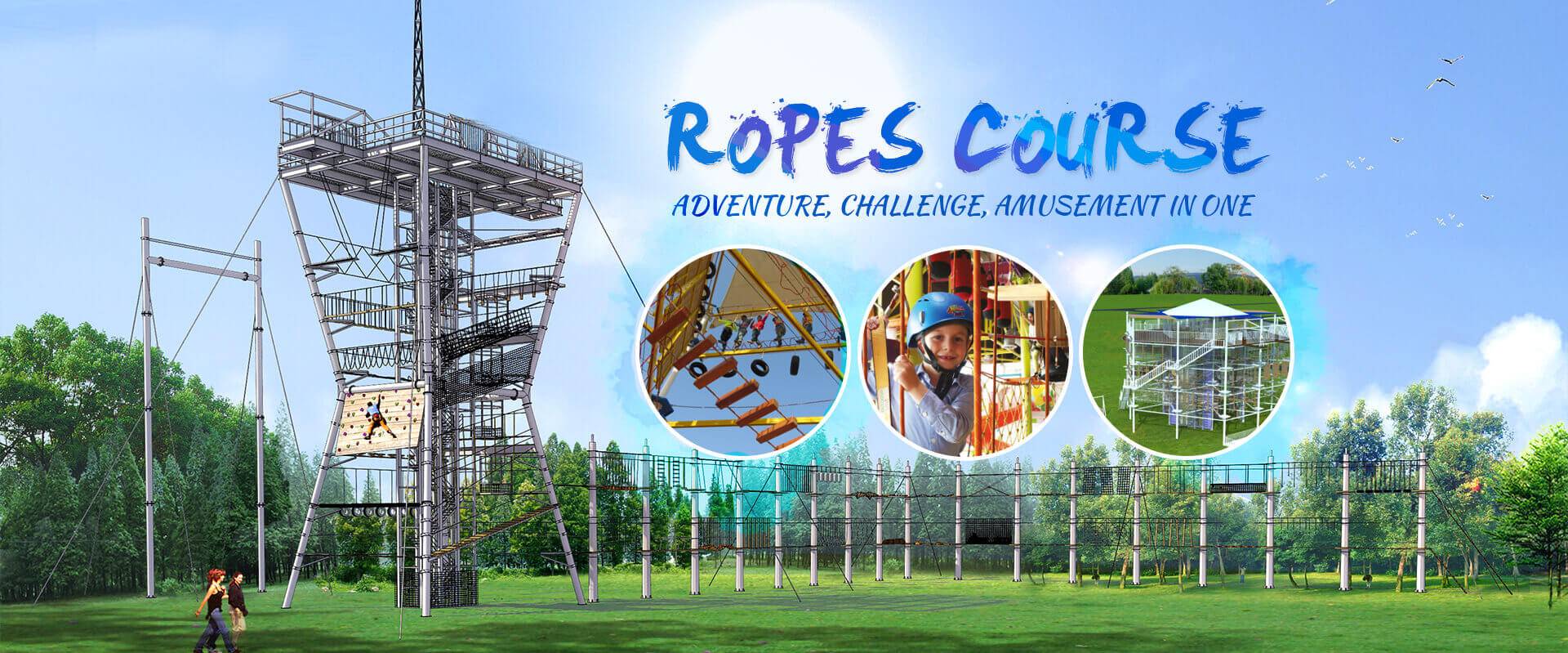ropes course construction, build ropes course, build high ropes
