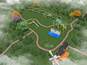 ropes course, treetop challenge course, adventure park, ropes course design conception, high ropes course, low ropes course, ropes course manufacturer