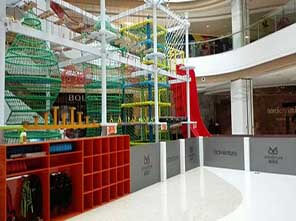 indoor ropes course, indoor playground equipment, adventure palyground