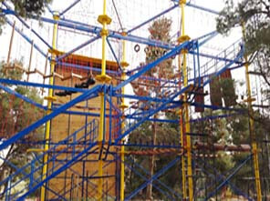 outdoor ropes course, high ropes course construction